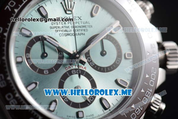 Rolex Daytona Swiss Valjoux 7750 Automatic Stainless Steel Case/Bracelet with Green Dial and Stick Markers - Click Image to Close